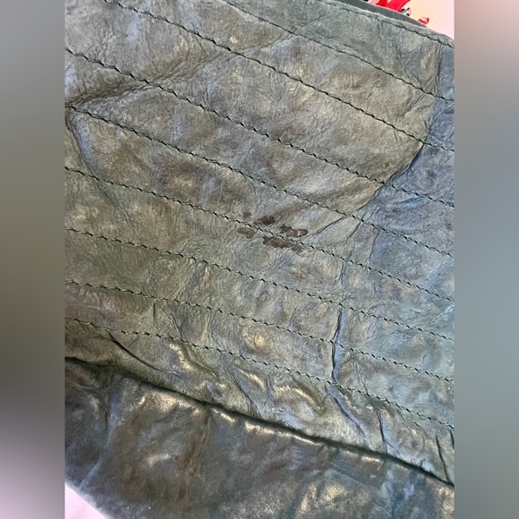 Jazmin Chebar Chic Green Shoulder Slouchy Bag Colorful Tassels Lagenlook - Picture 14 of 15